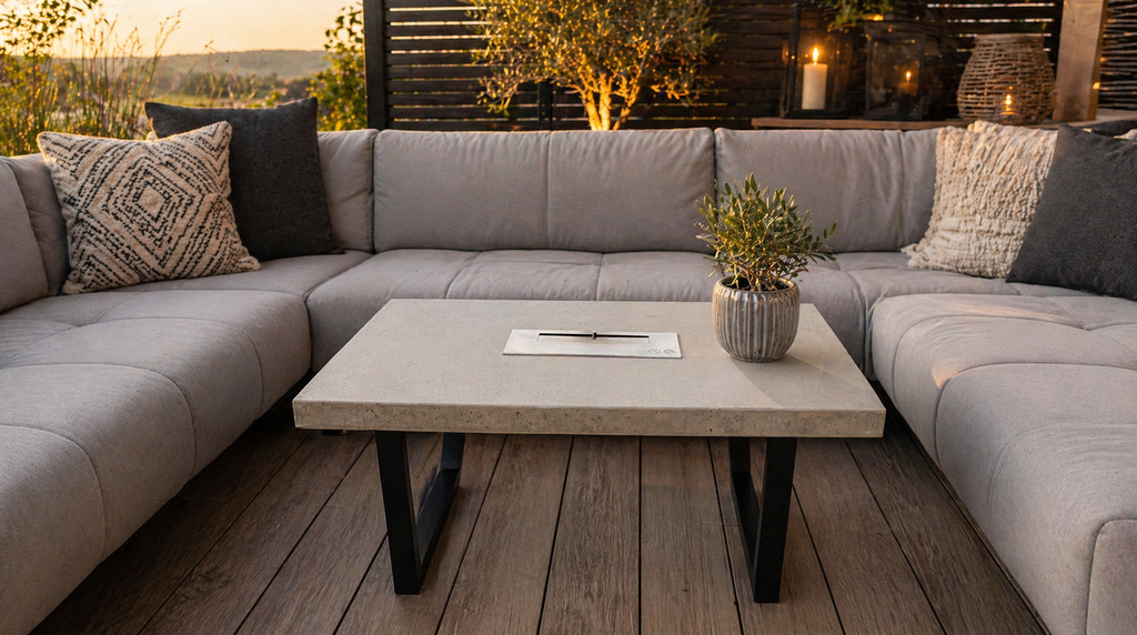 Betontisch Cataleya Fire
