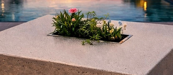 Betontisch Amira Fire