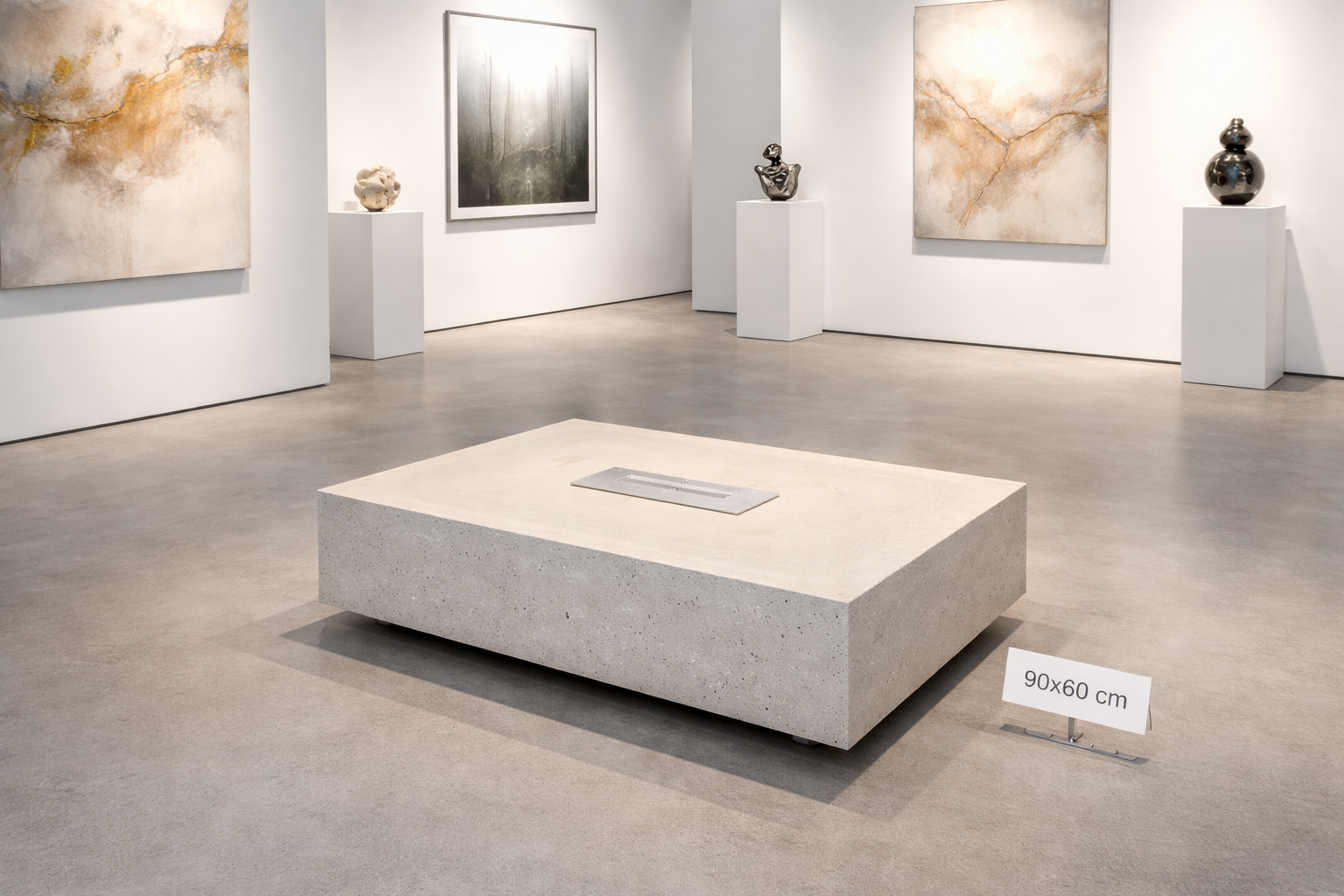 Betontisch Amira Fire