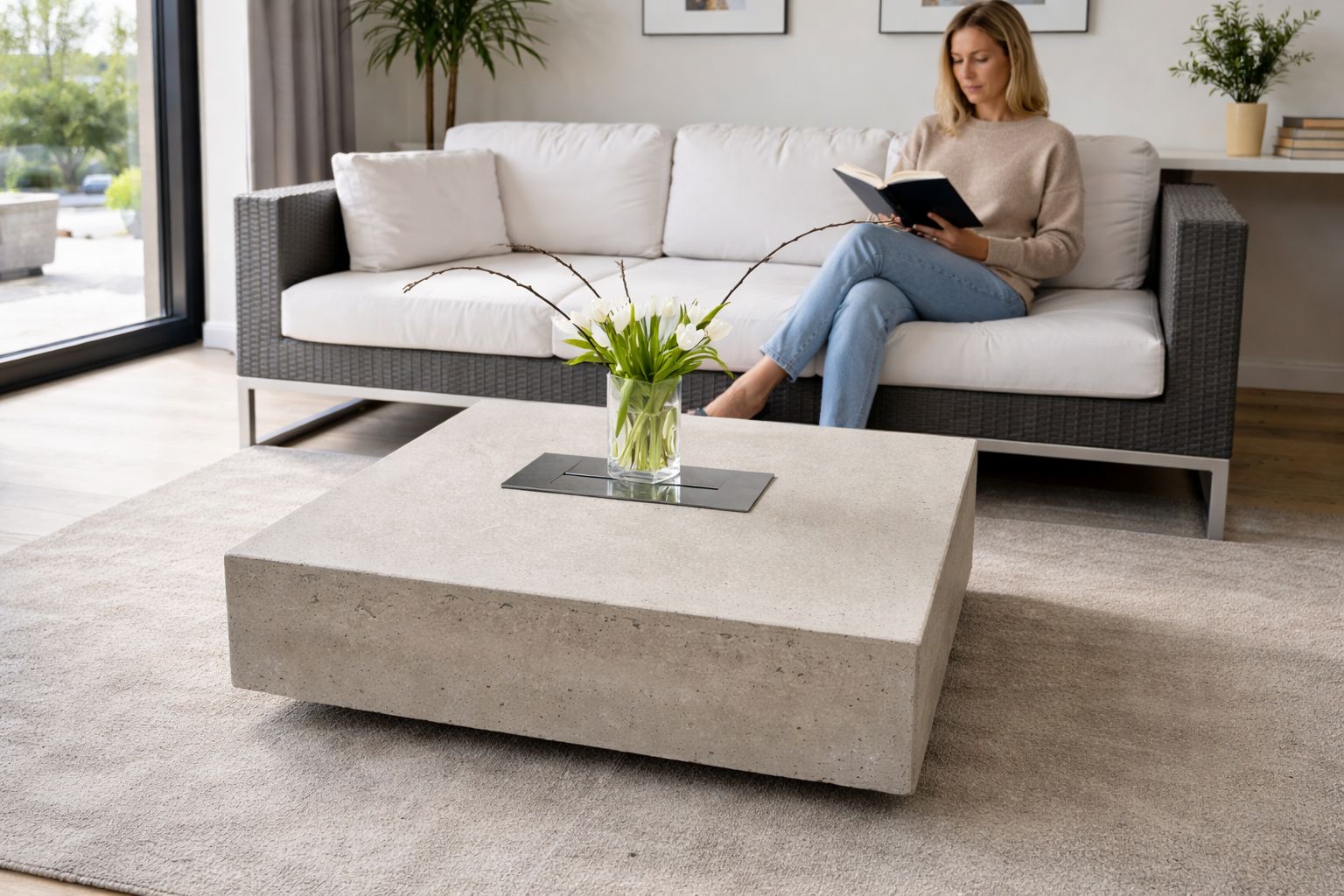 Betontisch Lennart Fire